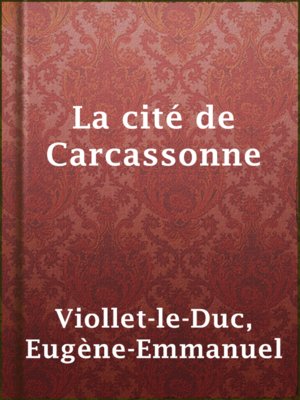 cover image of La cité de Carcassonne